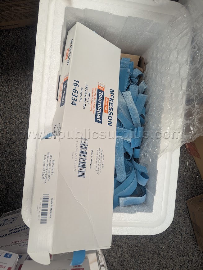 McKesson Brand Tourniquet Band (Model 16-6334) LOT Q(4) Boxes 250pc — photo 1