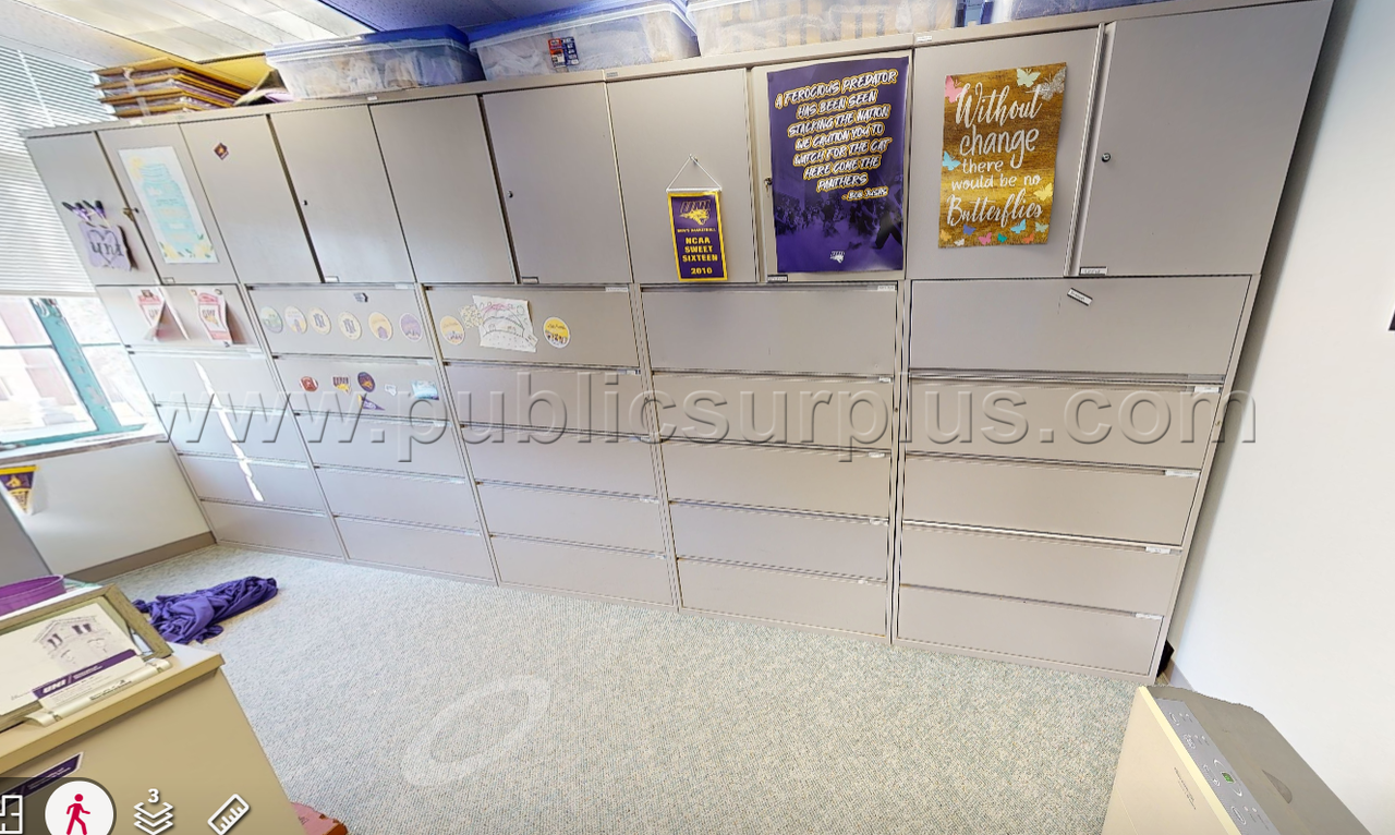 3-5 Drawer Lateral  File Cabinet Lot # 4696 — photo 1