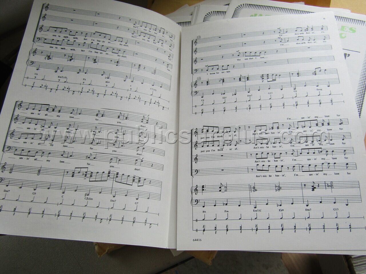 SHEET MUSIC — photo 1