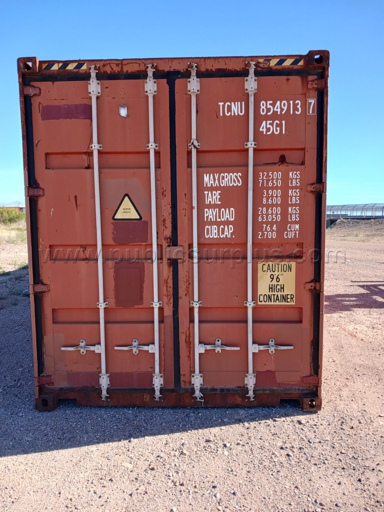 (1) 40' Storage Container - Used #TCNU 854913 — photo 1