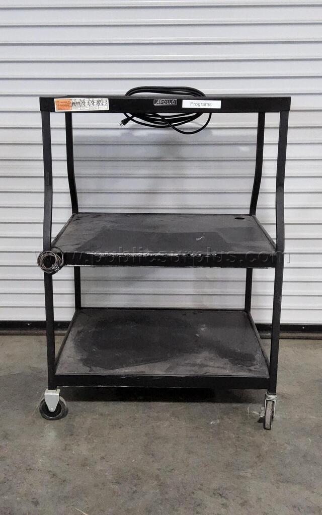 APOLLO BLACK METAL MEDIA CART — photo 1