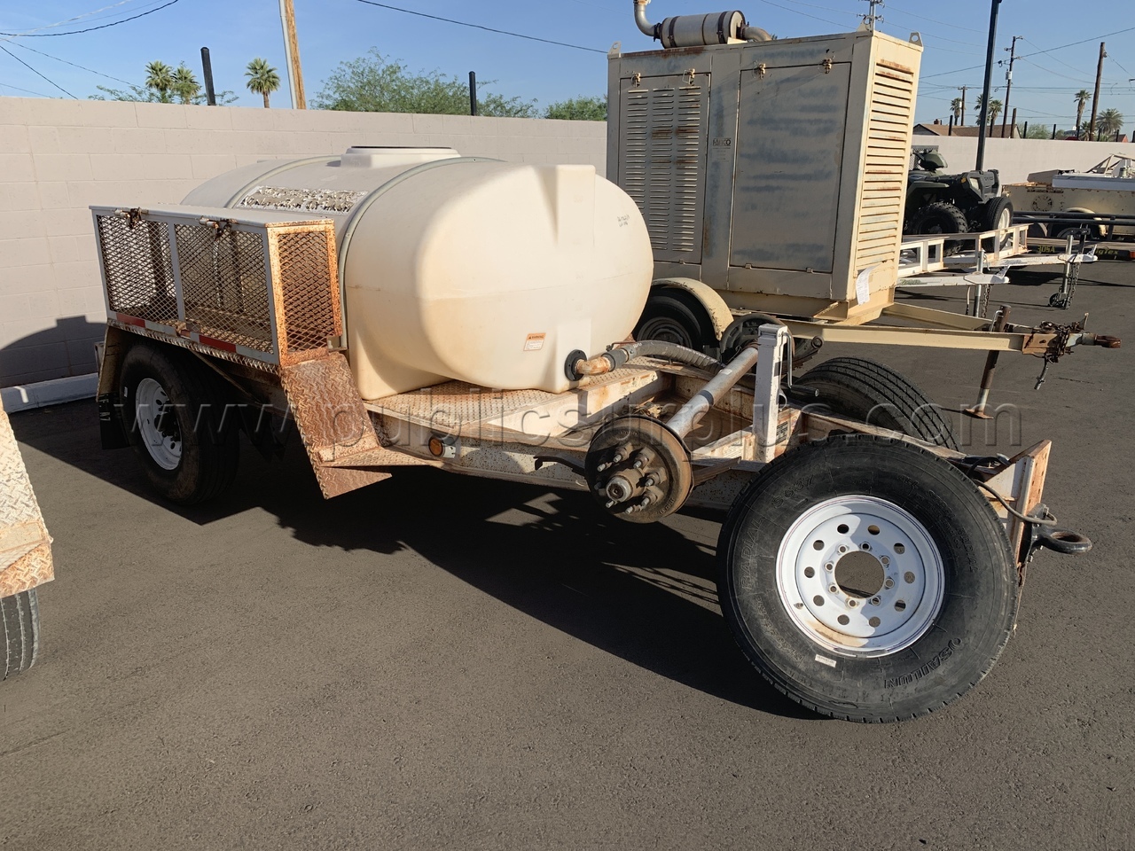 2014 Fleming Water Tank Trailer, 535 Gallon /KK — photo 1