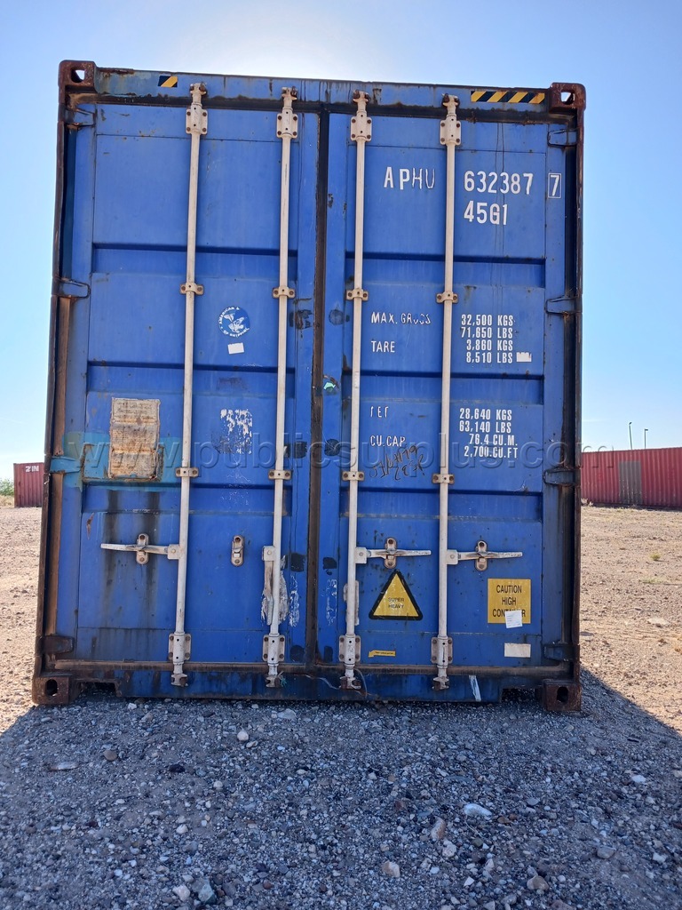 (1) 40' Storage Container - Used #APHU 632387 — photo 1