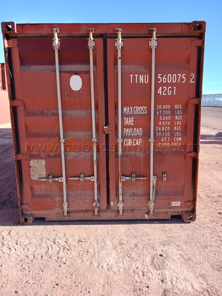 (1) 40' Storage Container - Used #TTNU 560075 — photo 1