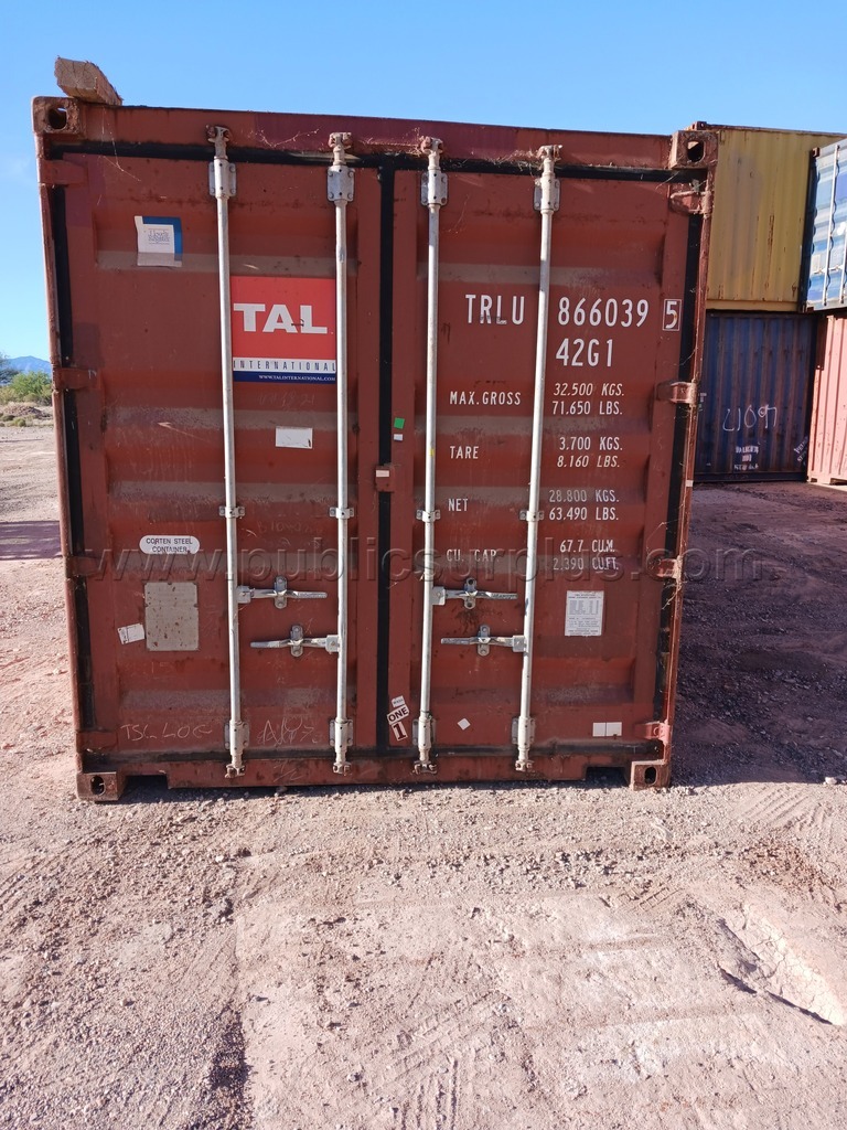 (1) 40' Storage Container - Used #TRLU 866039 — photo 1