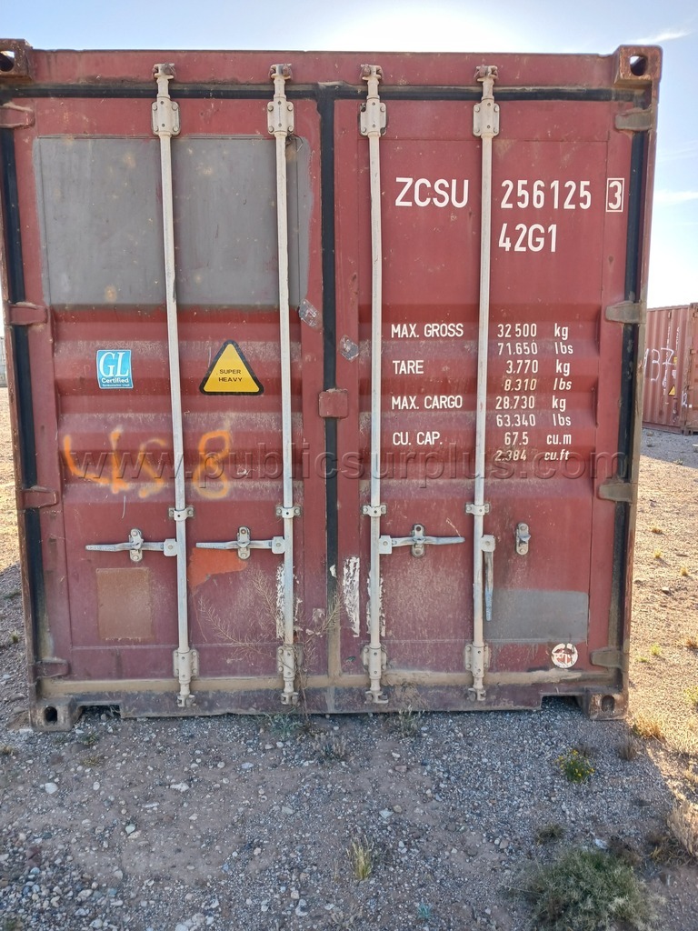 (1) 40' Storage Container - Used #ZCSU 256125 — photo 1