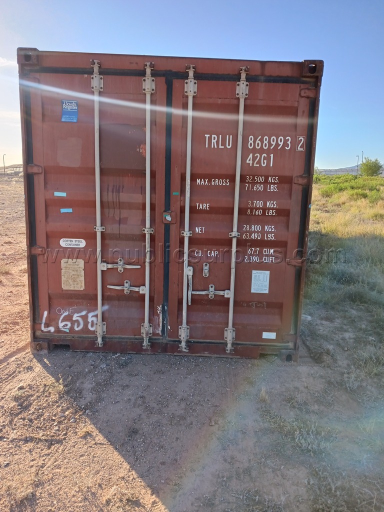 (1) 40' Storage Container - Used #TRLU 868993 — photo 1