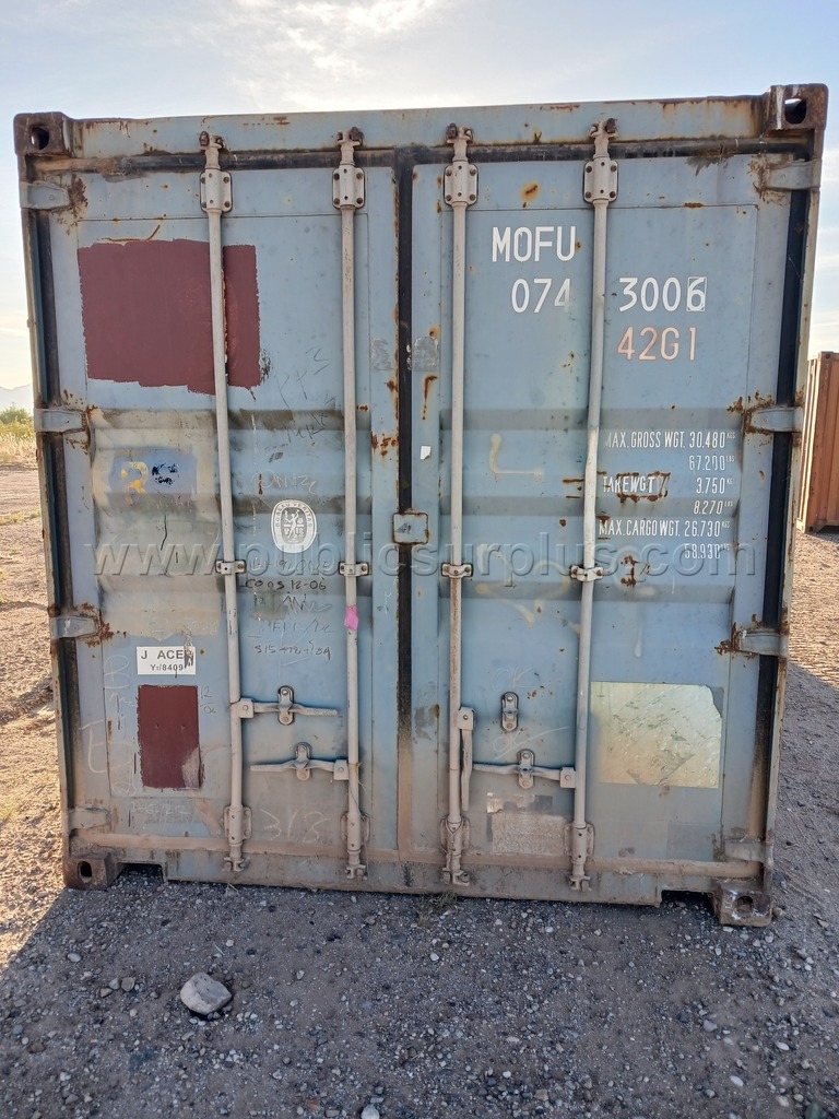 (1) 40' Storage Container - Used #MOFU 074300 — photo 1