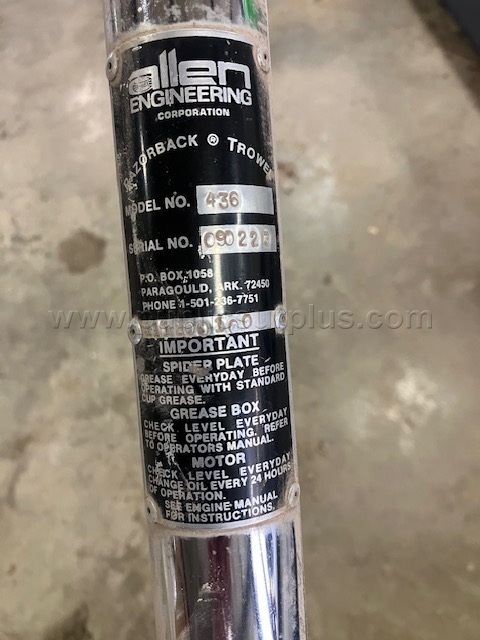 Allen Engineering Power Trowel — photo 1