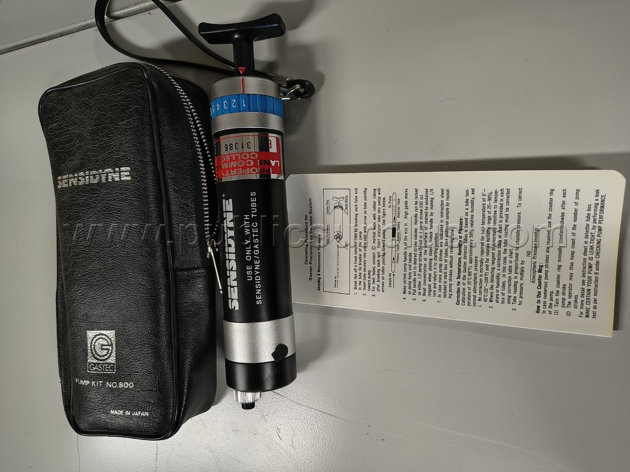 A Sensidyne Gastec Pump Kit — photo 1