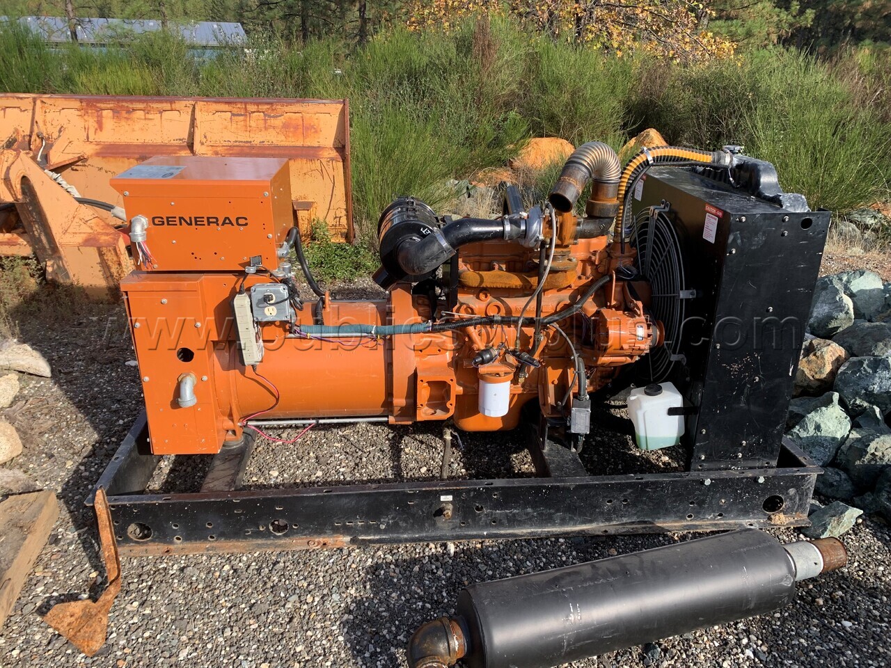 Generac 50kw Diesel Generator with 1094.6 Hours — photo 1
