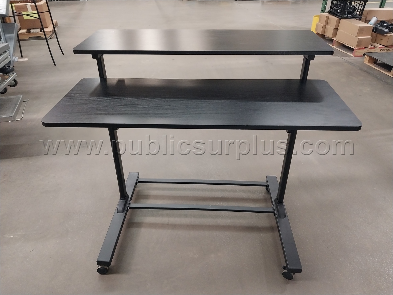 Desk, Mobile Workstation Adjustable — photo 1