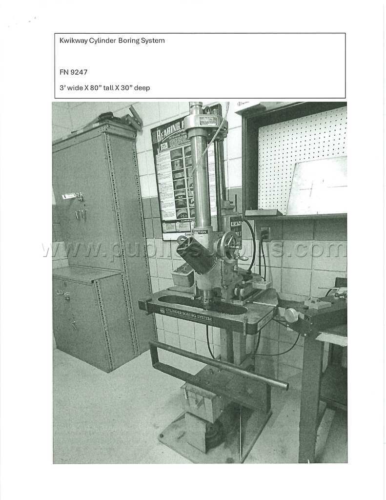 S2275-Kwikway Cylinder Boring System — photo 1