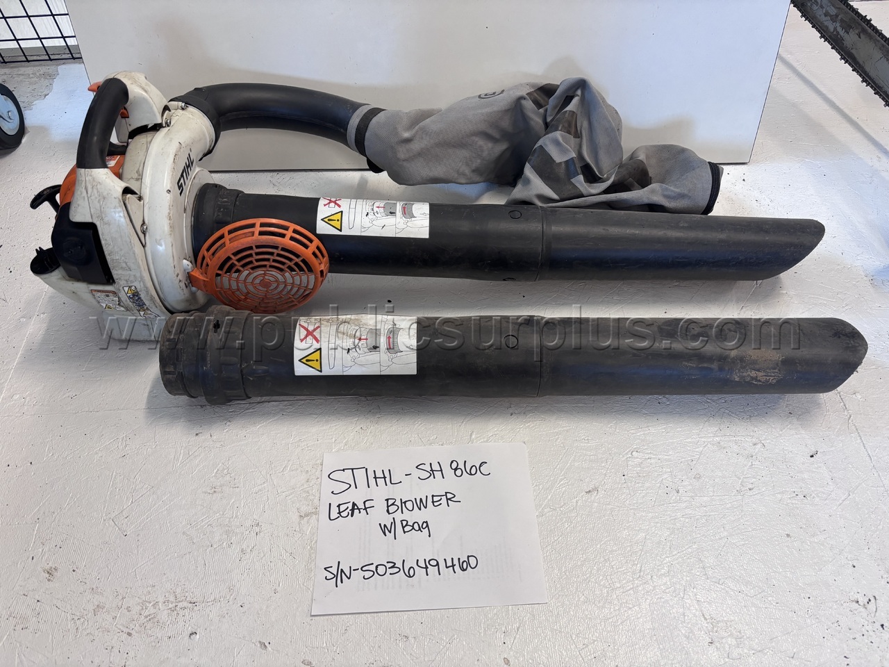 STIHL-SH86C Leaf Blower — photo 1