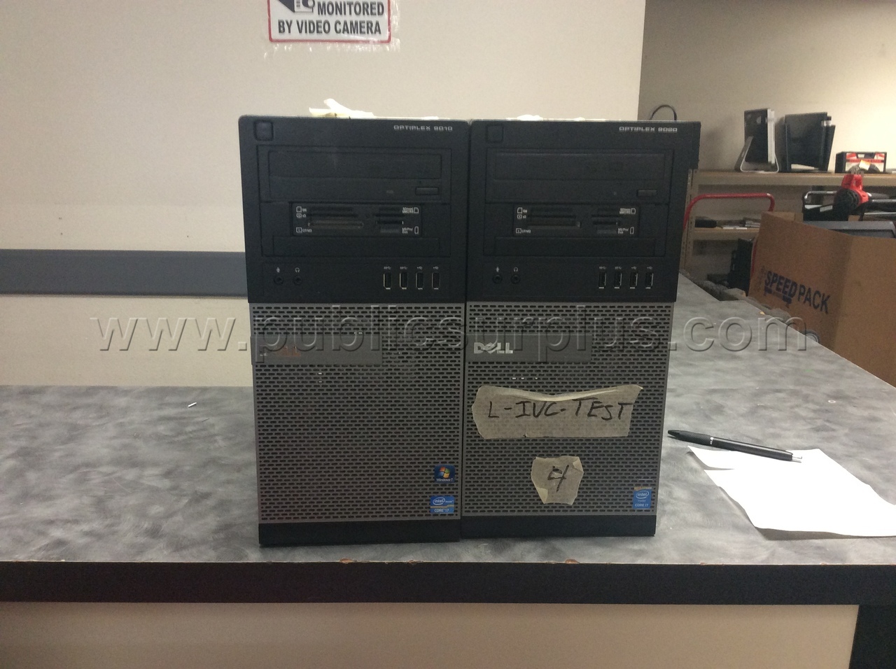 LOT OF (2) DESTOP COMPUTERS- SOLD AS IS - 548 — photo 1