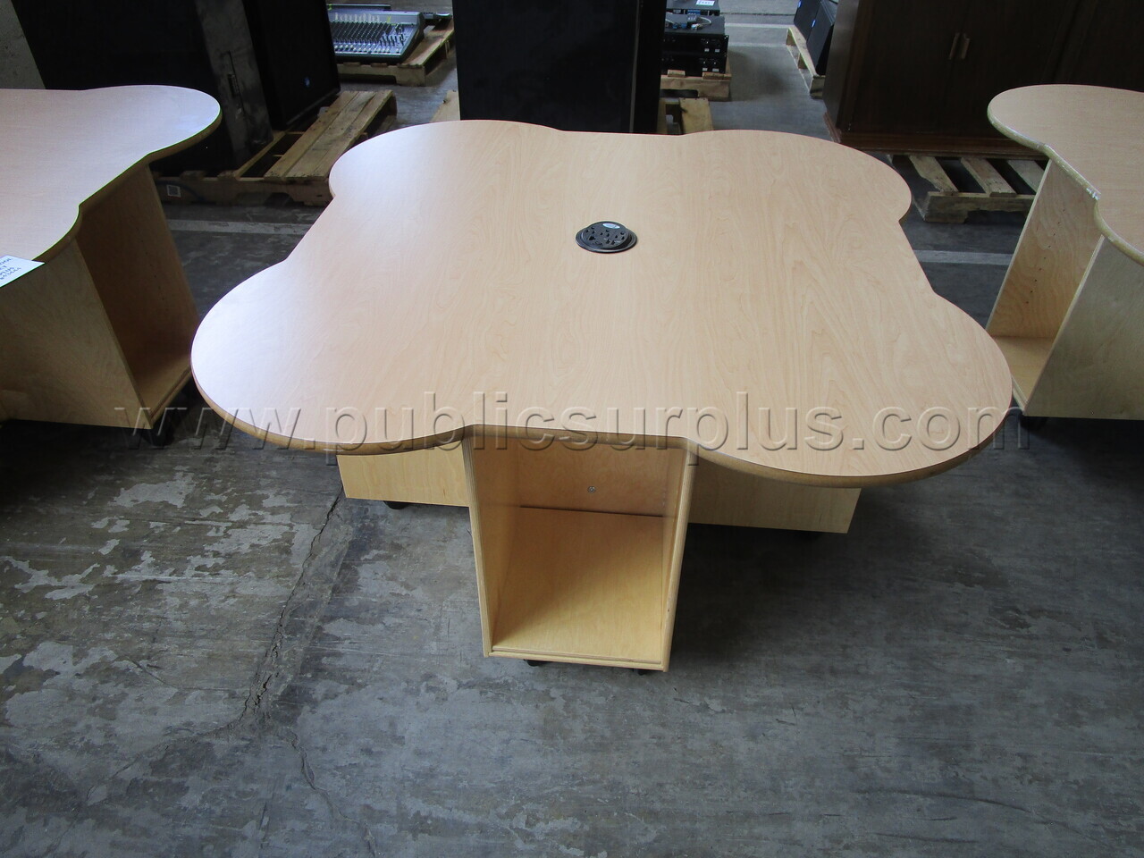 TABLE W/WHEELS & POWER PORT (43445) — photo 1