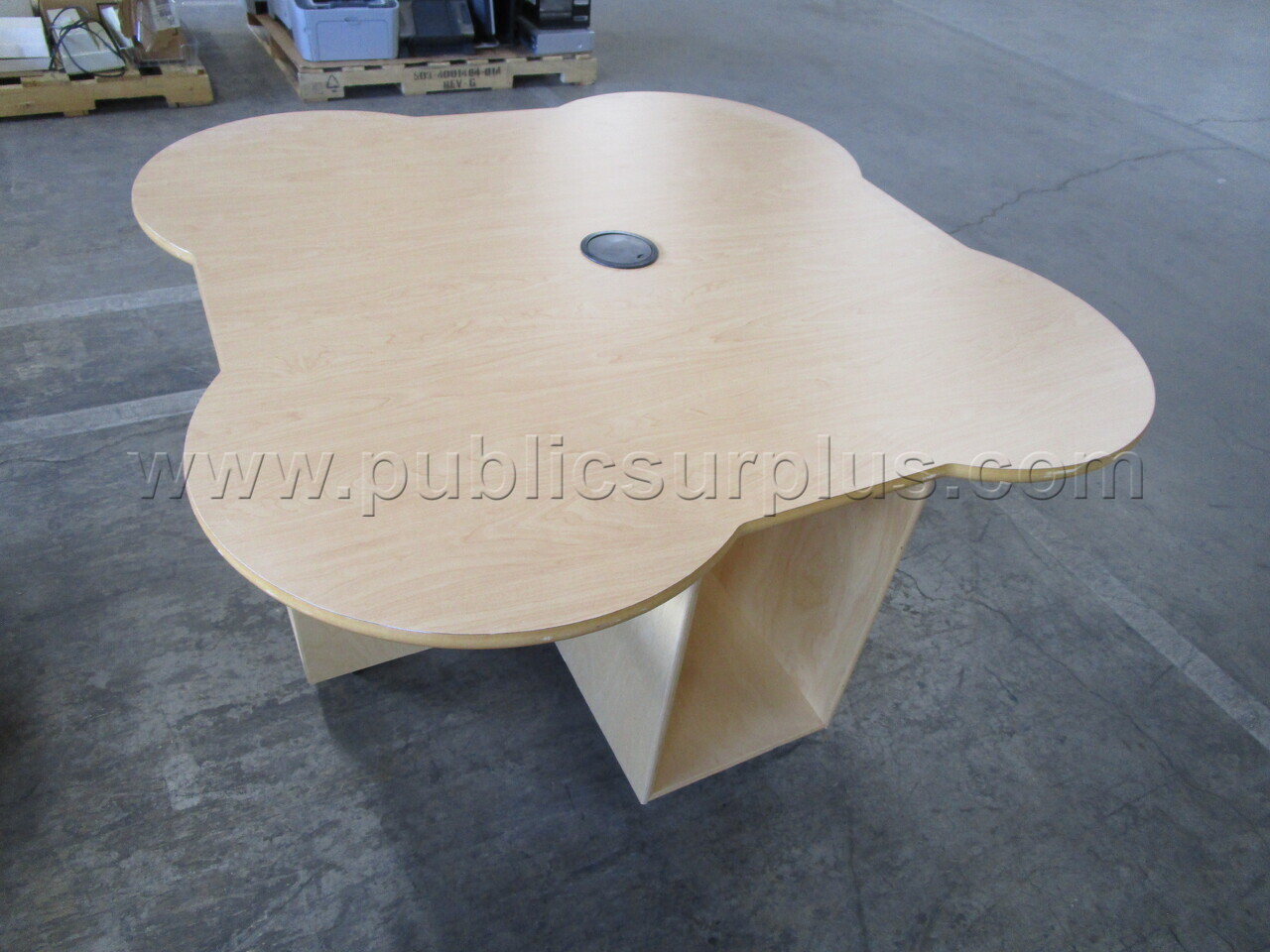 TABLE W/WHEELS & POWER PORT (43449) — photo 1