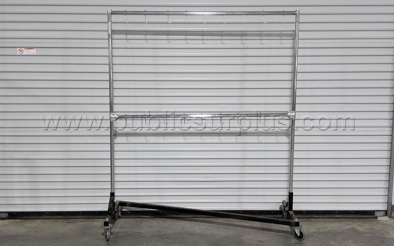 1 - Z-RACK GARMENT STORAGE RACK — photo 1