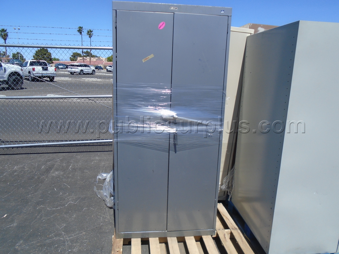 18 METAL STORAGE CABINET — photo 1