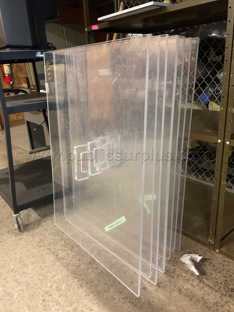 8 pc. of Thick  Plexiglass Lot # 4711 — photo 1