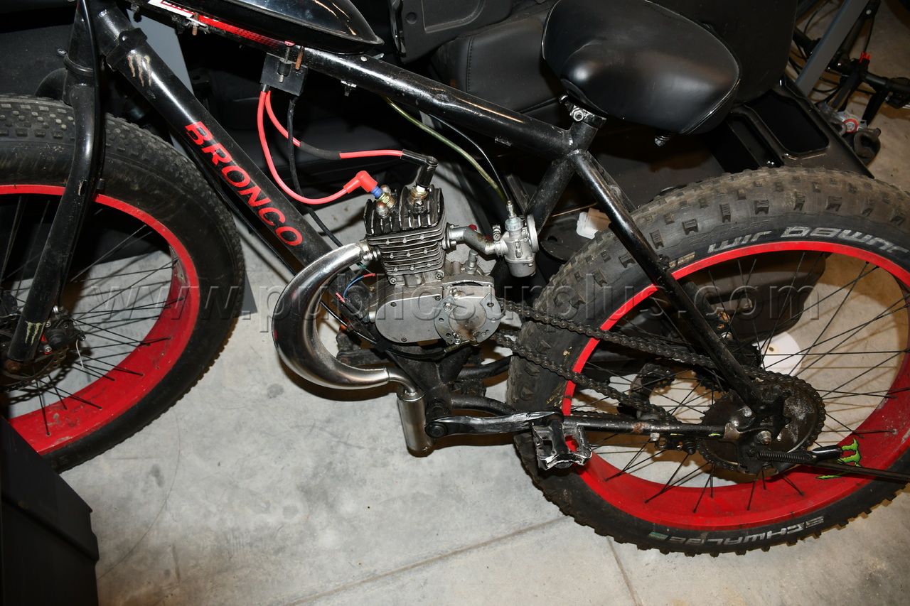 Gas powered mountain bike — photo 1