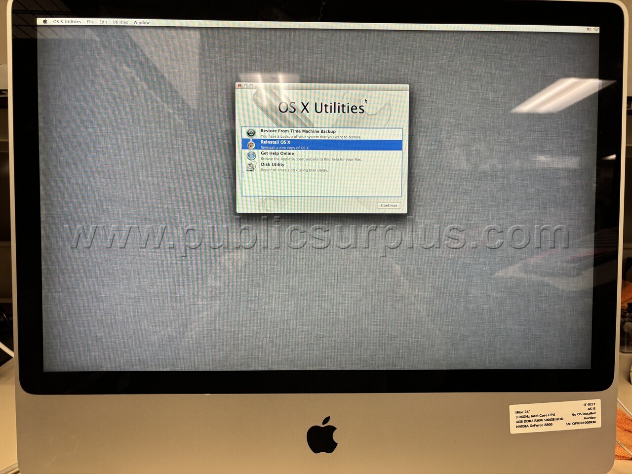 iMac 24-inch (2008) Model A1225 — photo 1
