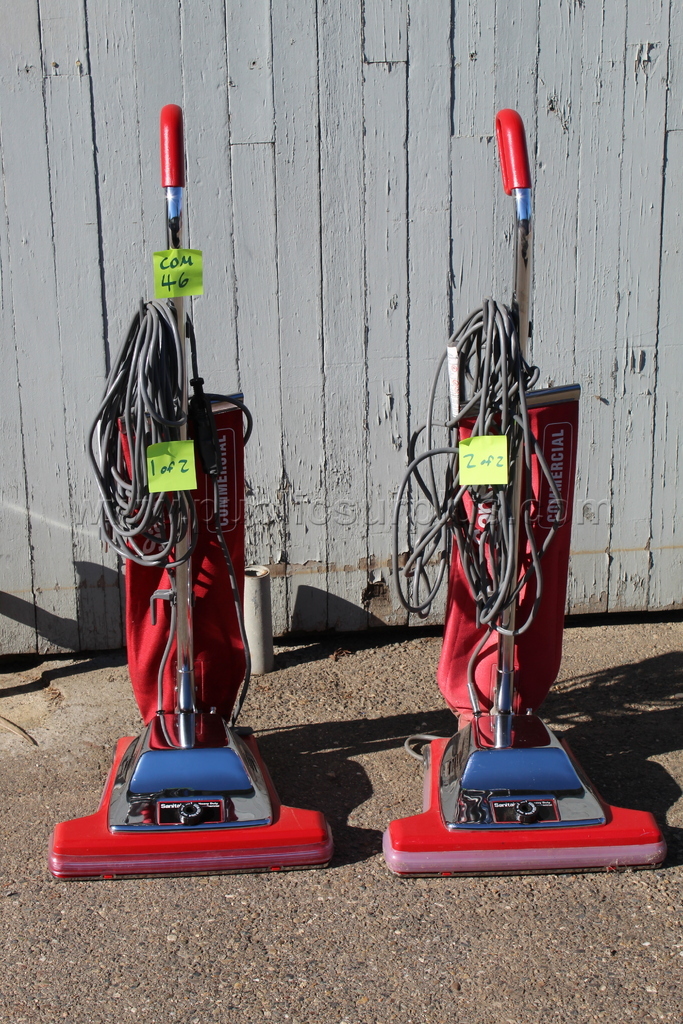 COM#46 - Commercial Vacuum Cleaners (Sanitaire)(Lot of 2) — photo 1