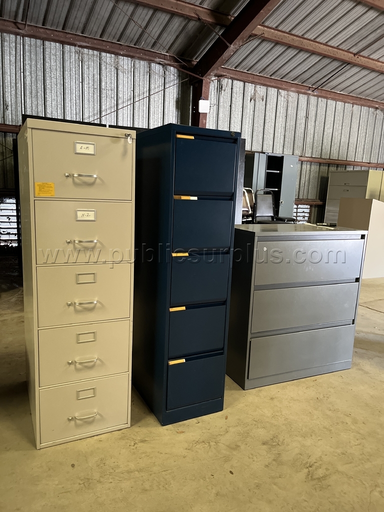 File Cabinets- Lot of Three- Building 609-ZW — photo 1