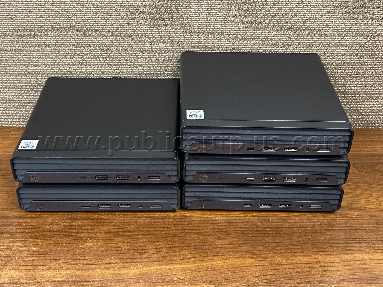 5 HP ProDesk DM's- Box of computers- Shipping $40.00 /RA — photo 1