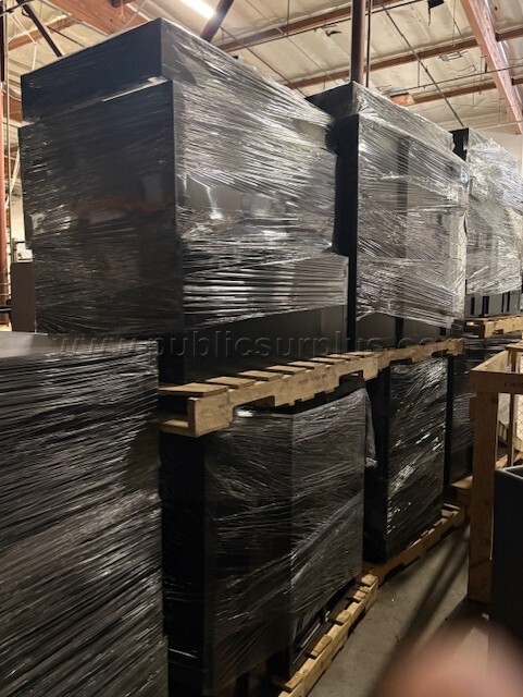 Flat File Cabinets - Lot of 18 on 6 bases. — photo 1