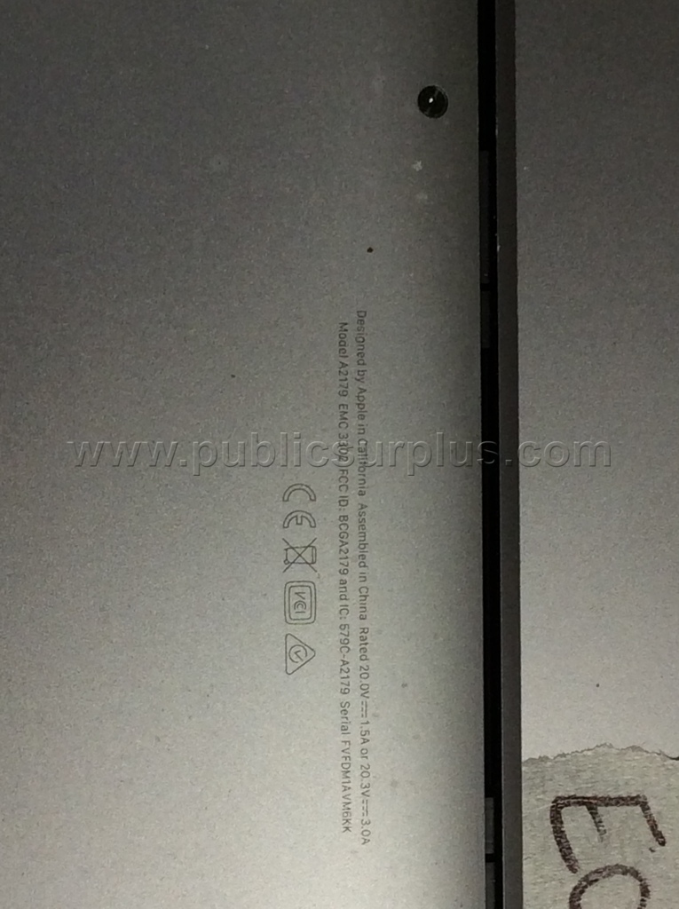 APPLE MACBOOK - SOLD AS IS - 565 — photo 1