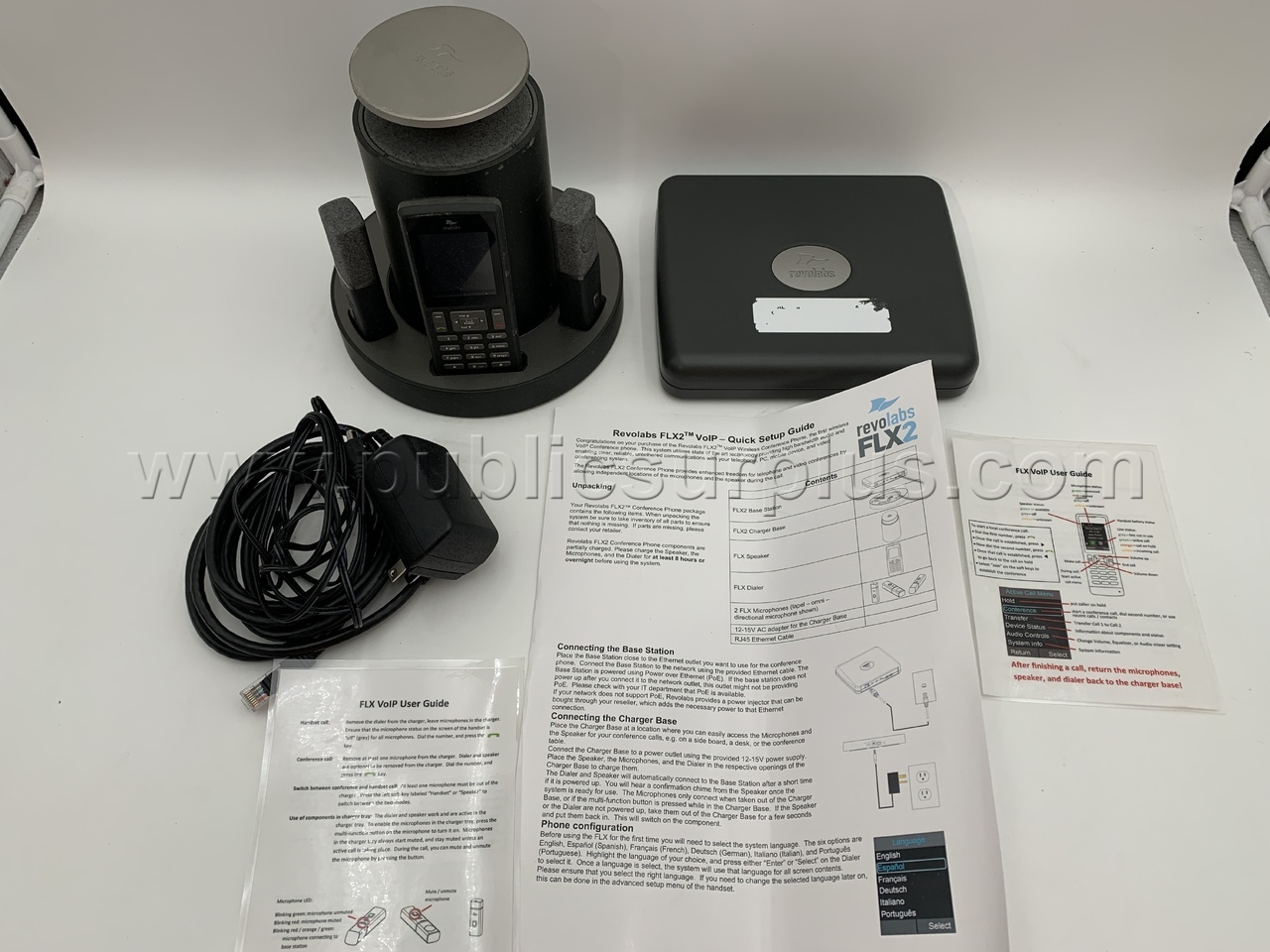 Conference Phone, Revolabs FLX2 - Shipping $20 /KK — photo 1