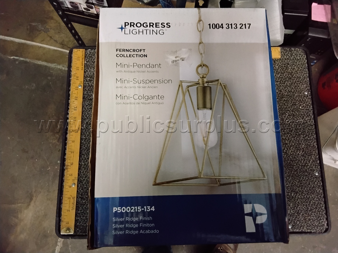 Lot of 3 Progress Lighting Mini Pendant Light  - CC — photo 1