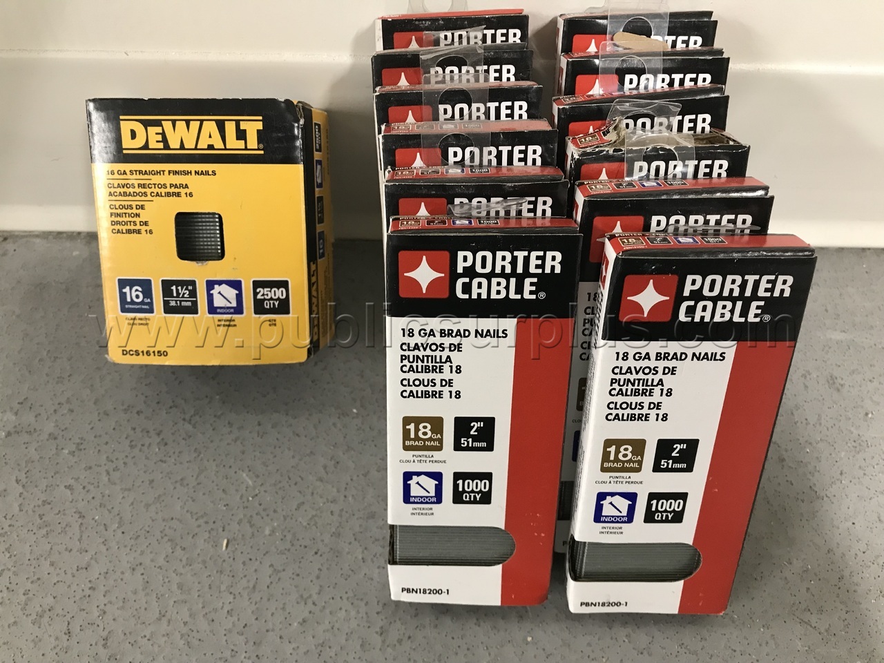 16ga Straight Finish Nails |  18ga Brad Nails — photo 1