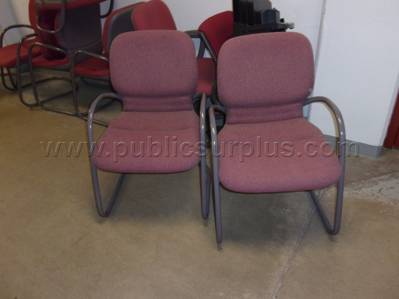 6 Side Chairs- Sled Base — photo 1