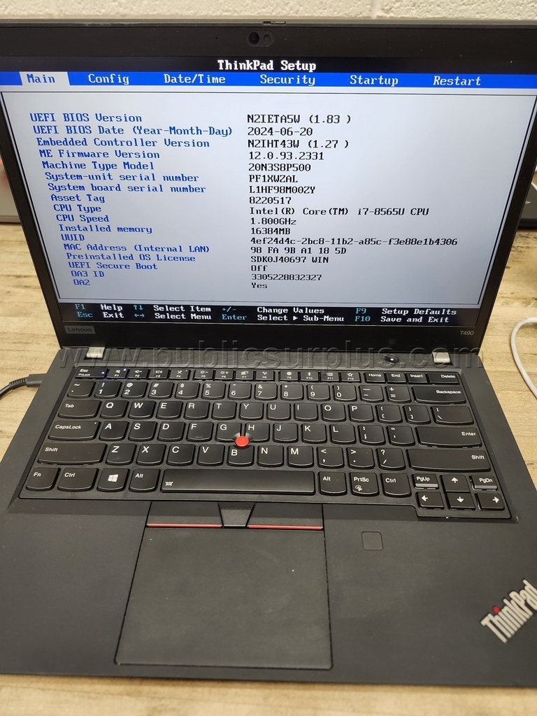 Lenovo ThinkPad T490 — photo 1