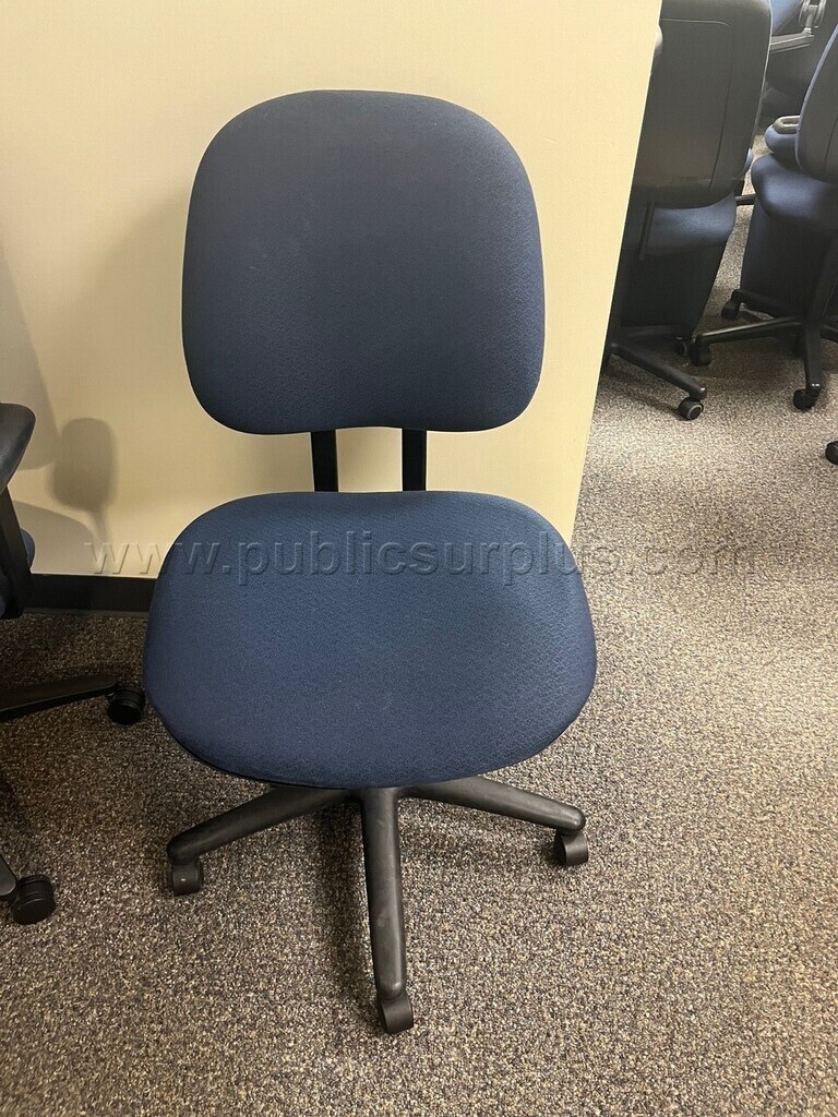 BLUE HON OFFICE CHAIRS - USED (3 LOTS of 10 each available) — photo 1