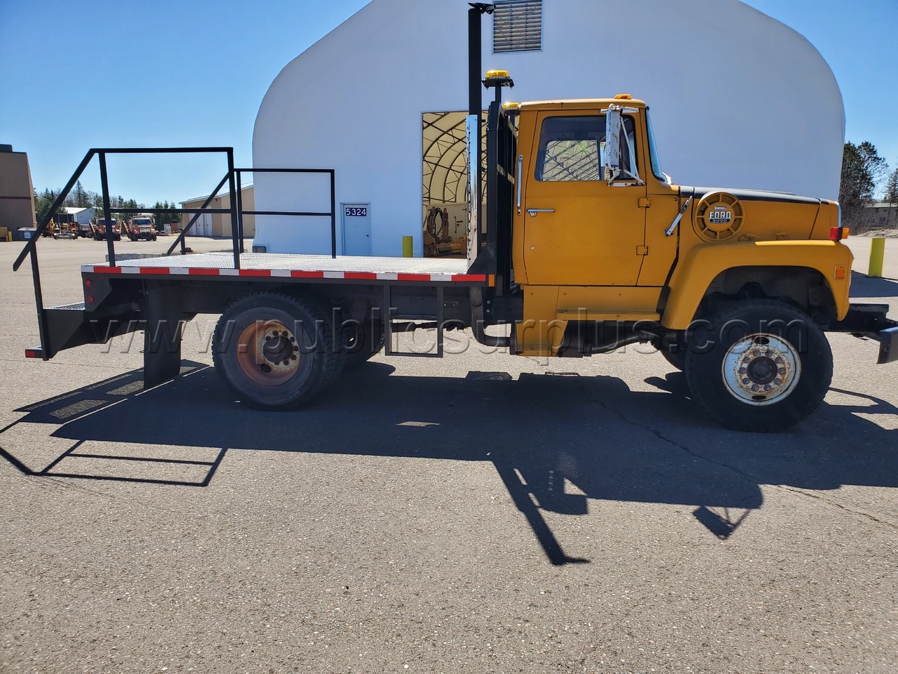 1984 Ford L8000 Single Axle Flat Bed Truck - A2169 — photo 1