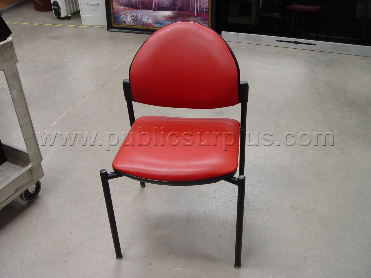 Red Guest Chair — photo 1