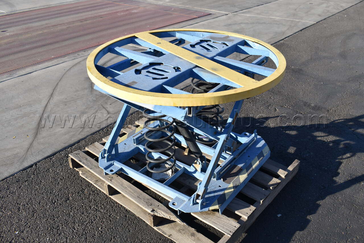 Global Industrial Spring-Actuated Pallet Carousel Skid Positioner — photo 1