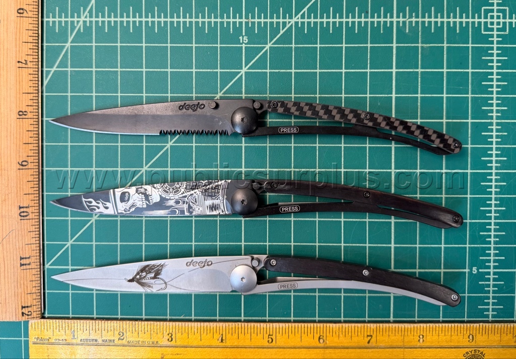 Deejo Knives - QTY 3 - Shipping $12.00 — photo 1