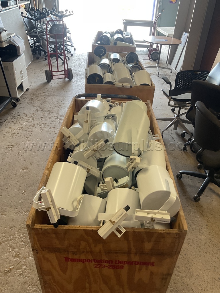 3-Box Carts of Track Lighting Fixtures Lot # 4722 — photo 1