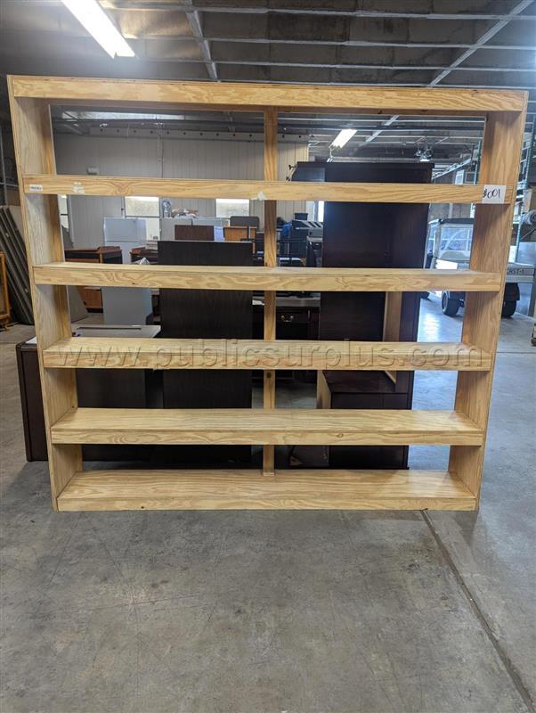 #001 WOODEN BOOKSHELF — photo 1