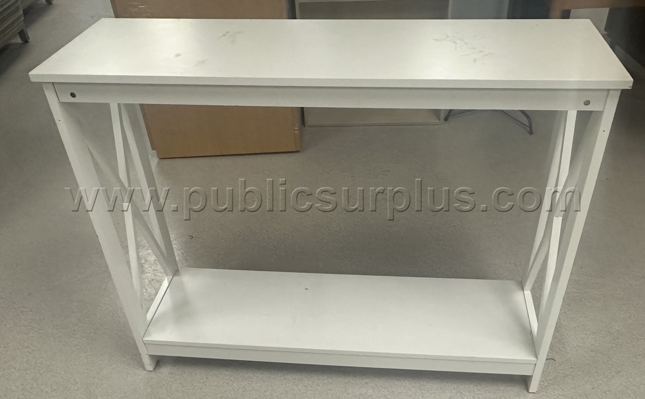 Auction#307- Console table w/shelf — photo 1
