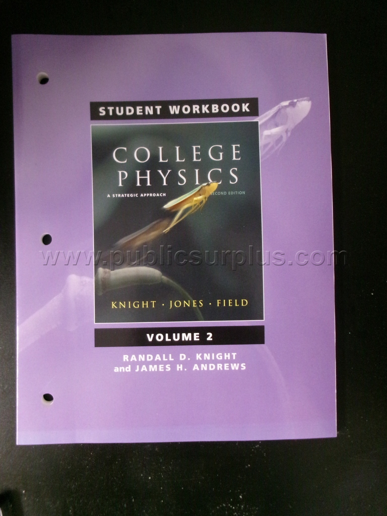 College Physics: A Strategic Approach, Student Workbook, Volume 2 Textbooks — photo 1