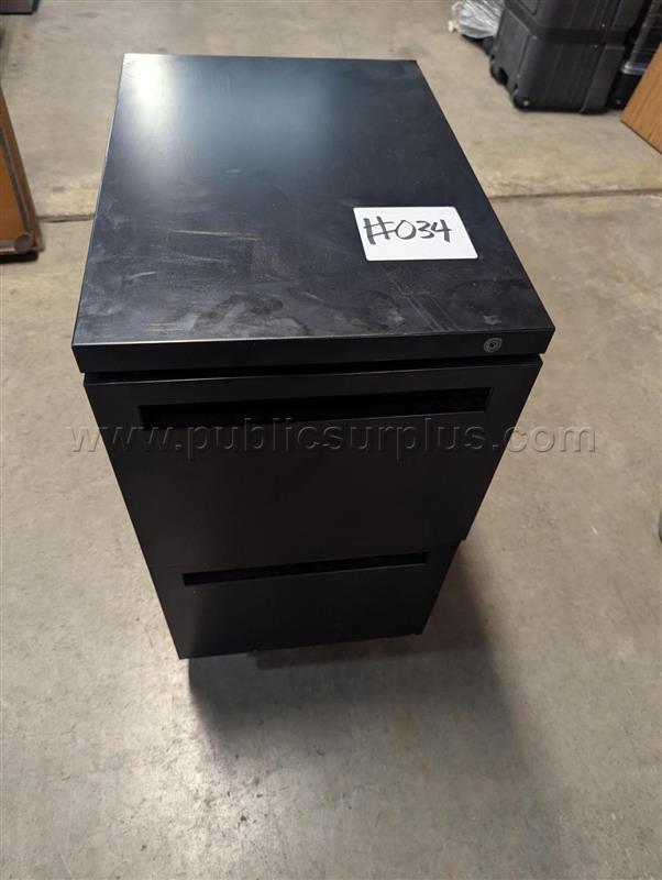 #034 2-DRAWER FILE CABINET — photo 1