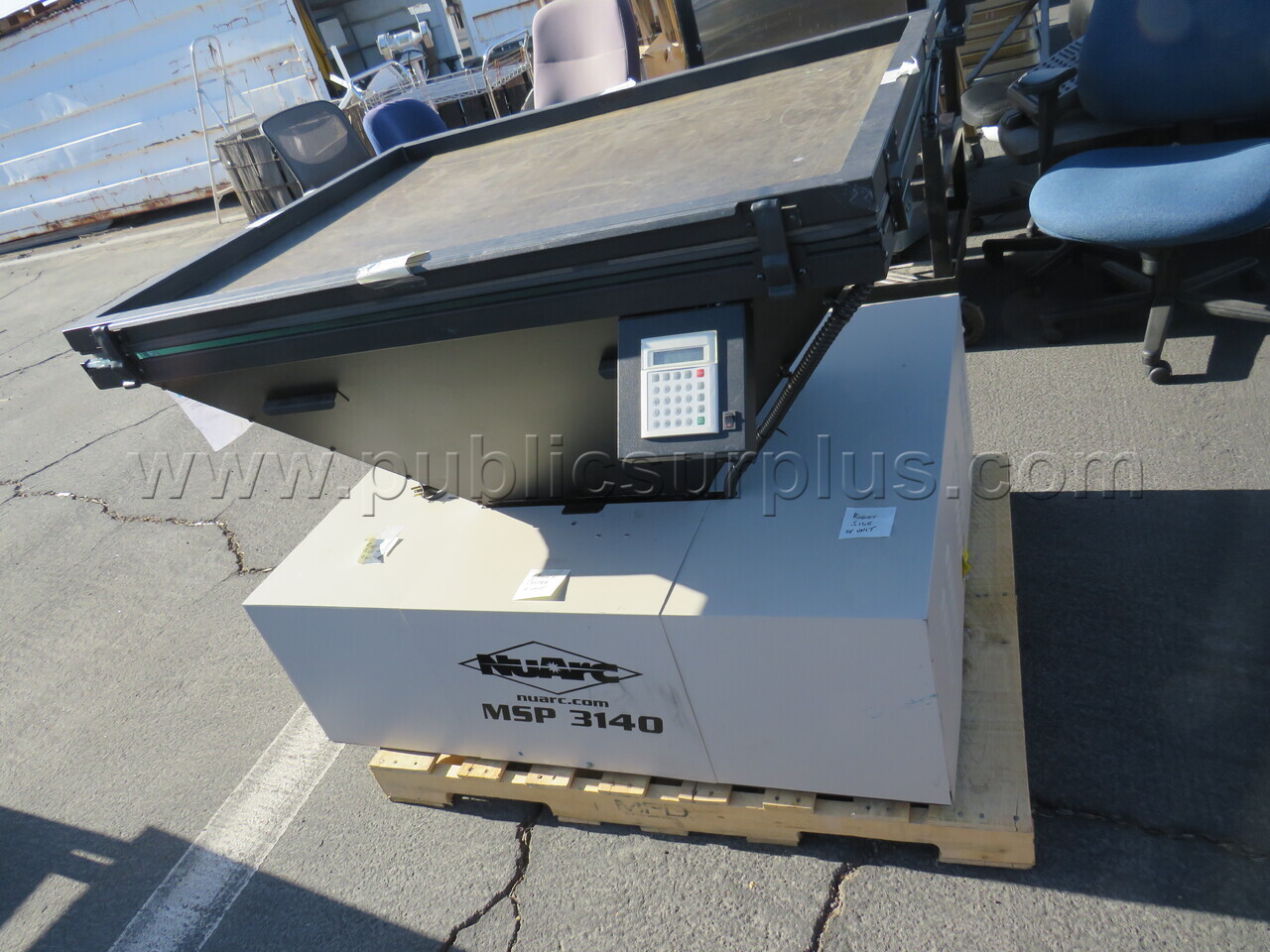 Nuarc MSP-3140 Multi-Spectrum Exposure Unit *Broken Glass* **Unknown Condition** — photo 1