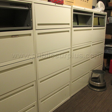Tall Lateral - 4 drawer + shelf — photo 1