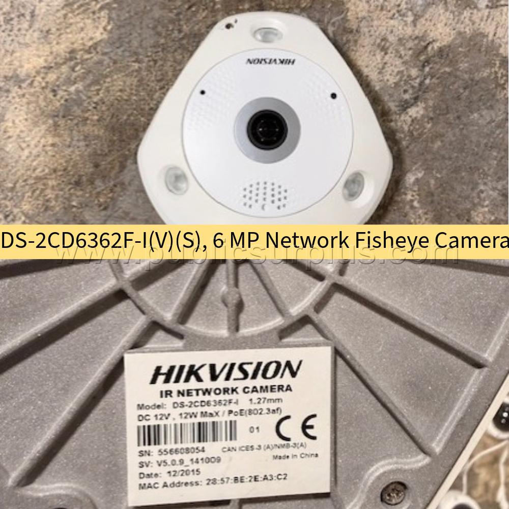Hikvision DS-2CD6362F-I(V)(S) 6MP Fisheye Network Camera — photo 1