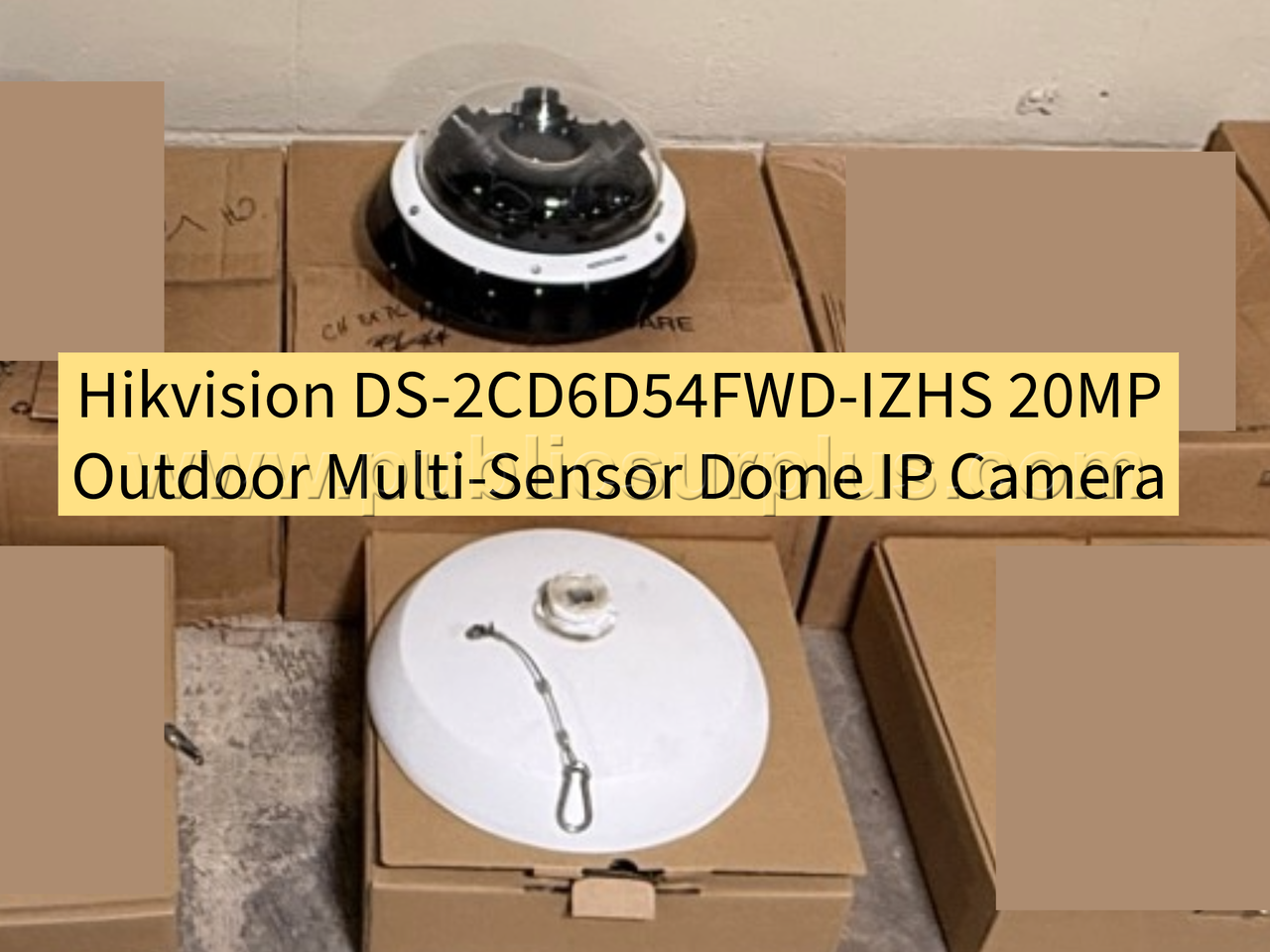 Hikvision DS-2CD6D54FWD-IZHS 20MP IR H.265 Outdoor Multi-sensor Dome IP Security — photo 1